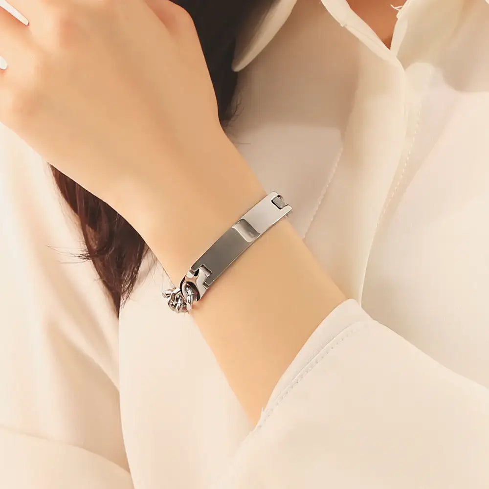 OST - Casual Bold Chain Steel Bracelet - OST - Jewelry - Harumio