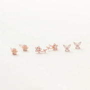OST - Spring Scent Butterfly Flower Earrings Set - OST - Jewelry - Harumio