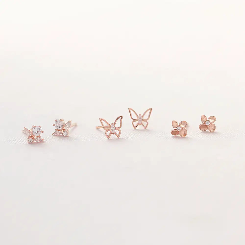 OST - Spring Scent Butterfly Earrings Set - OST - Jewelry - Harumio