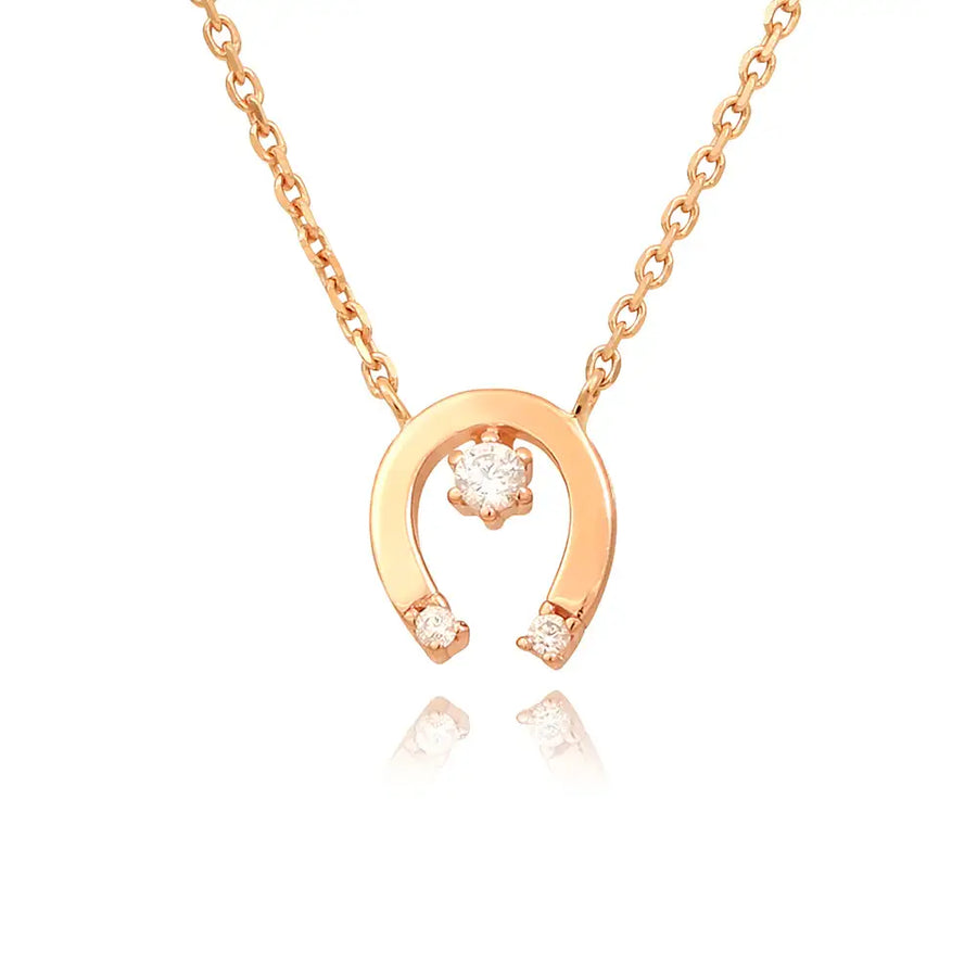 OST - Cute Hoof Shape Rose Gold Necklace - OST - Jewelry - Harumio