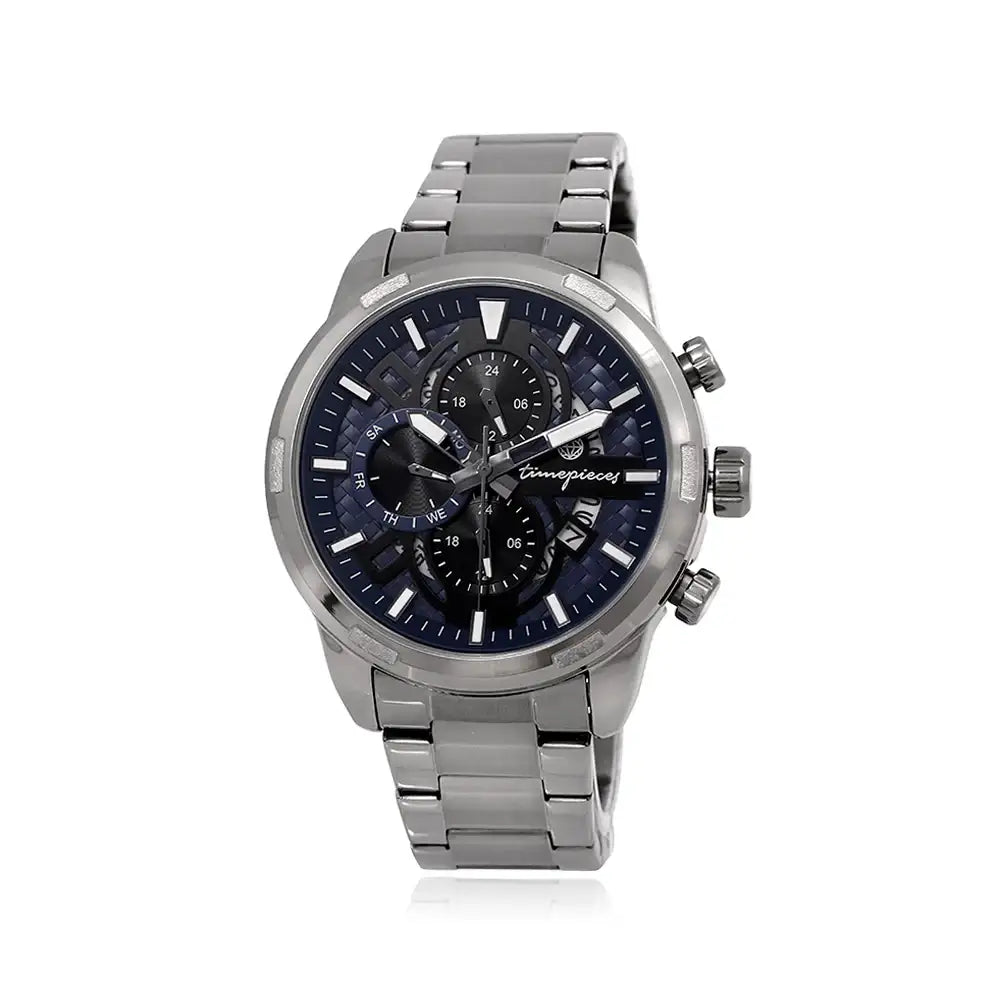 OST - Chic Navy Men's Multi-Function Metal Watch - OST - Watch - Harumio
