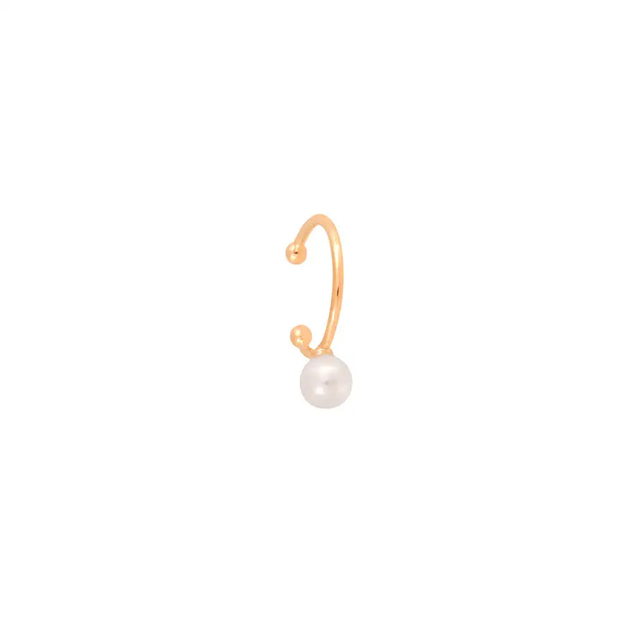 OST - Slimline Pearl Rose Gold Ear Cuff - OST - Jewelry - Harumio
