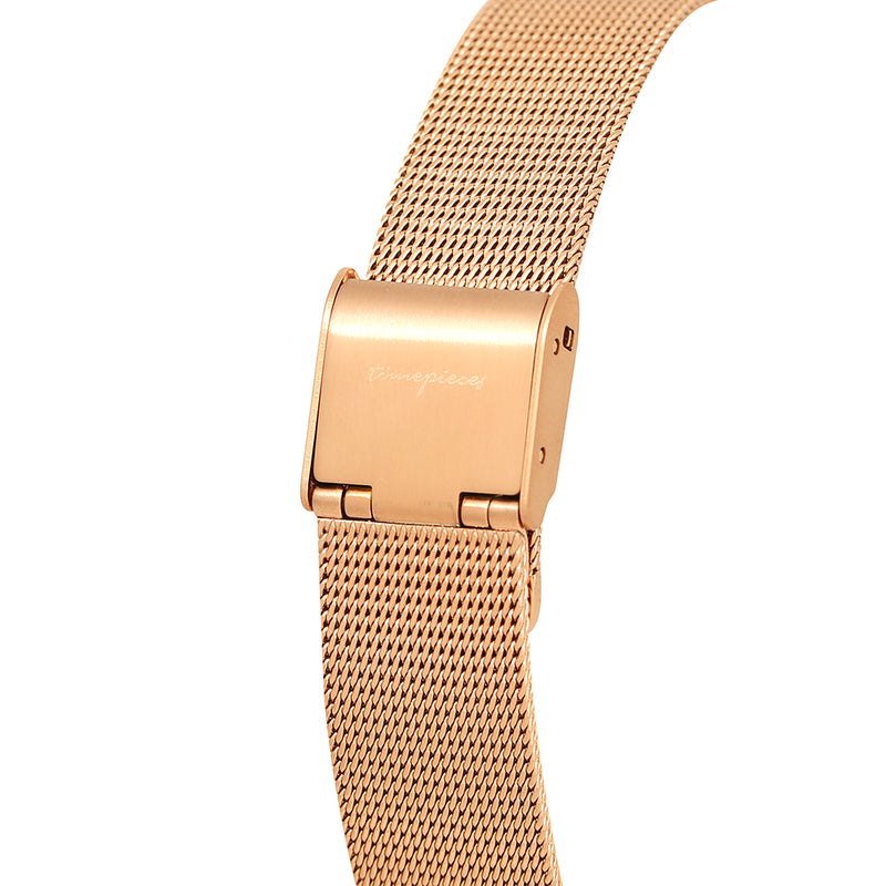 OST - Daily Bindex Rose Gold Mesh Watch