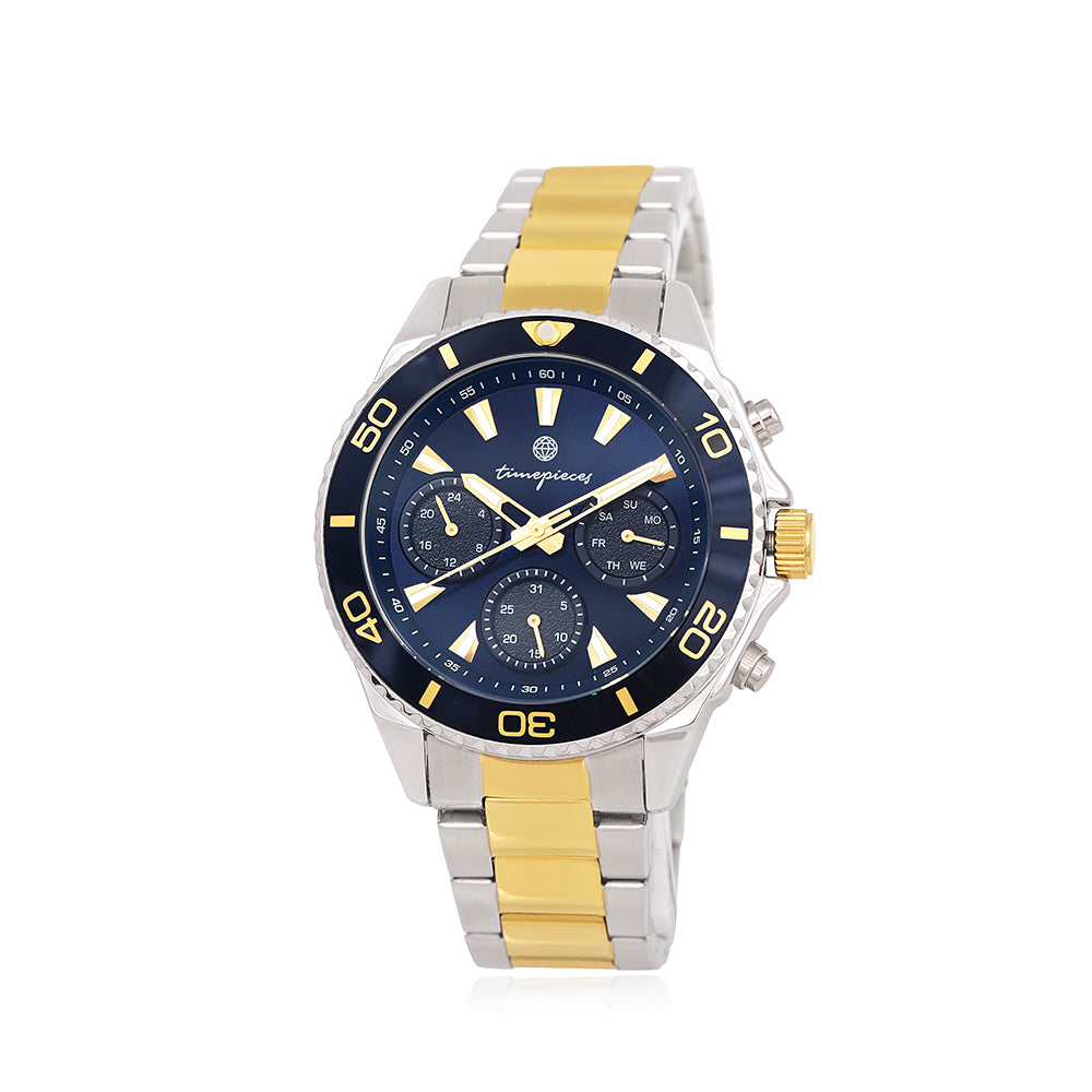 OST - Casual Yellow Point Men's Metal Watch