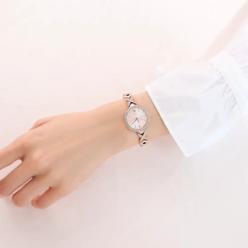 OST - Bling Cubic Women's Metal Watch