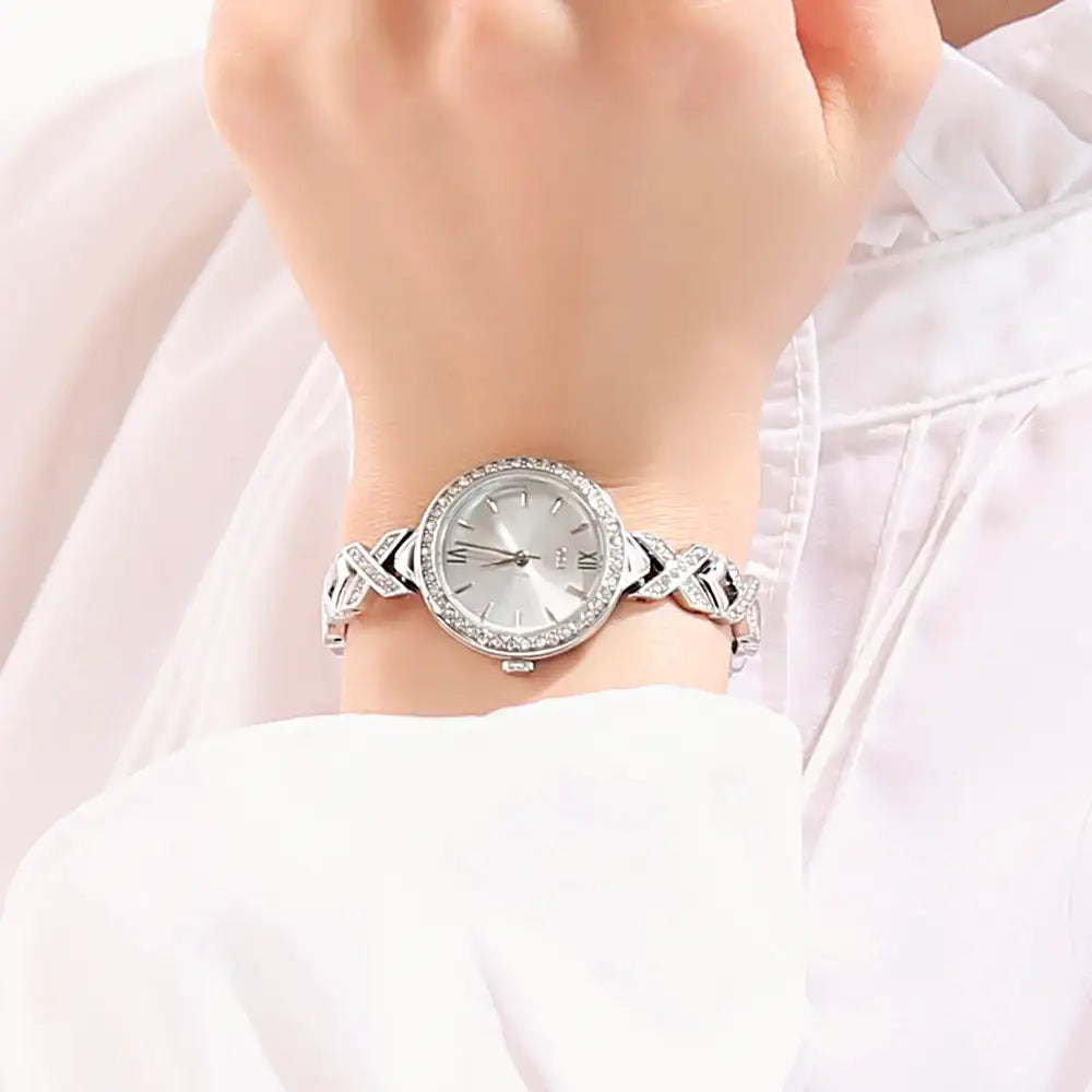 OST - Bling Cubic Women's Metal Watch