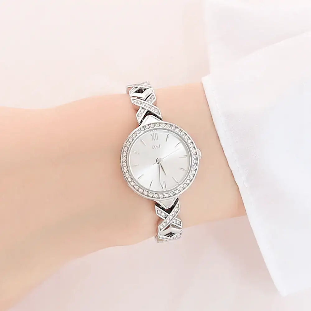 OST - Bling Cubic Women's Metal Watch