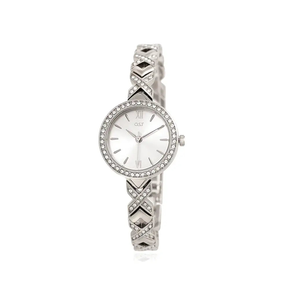 OST - Bling Cubic Women's Metal Watch