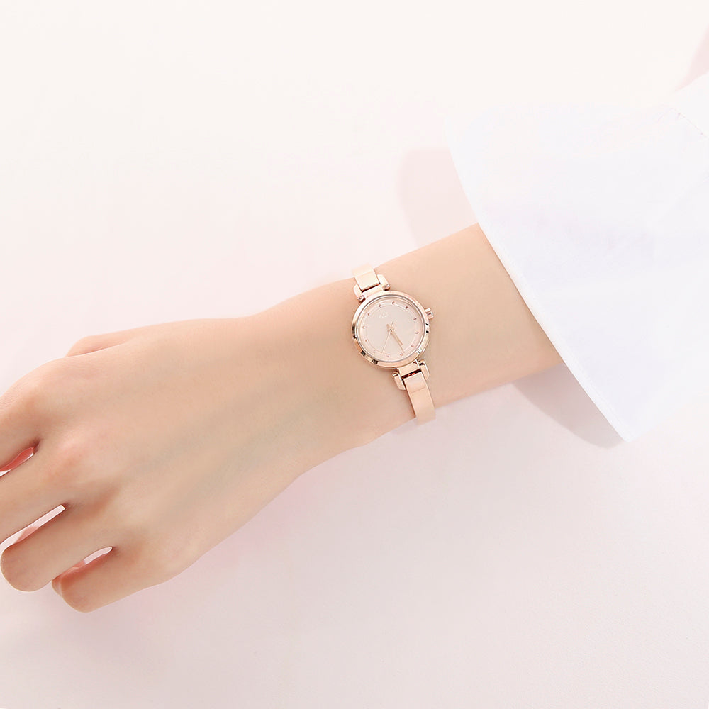 OST - Lovely Dot Rose Gold Women's Metal Watch