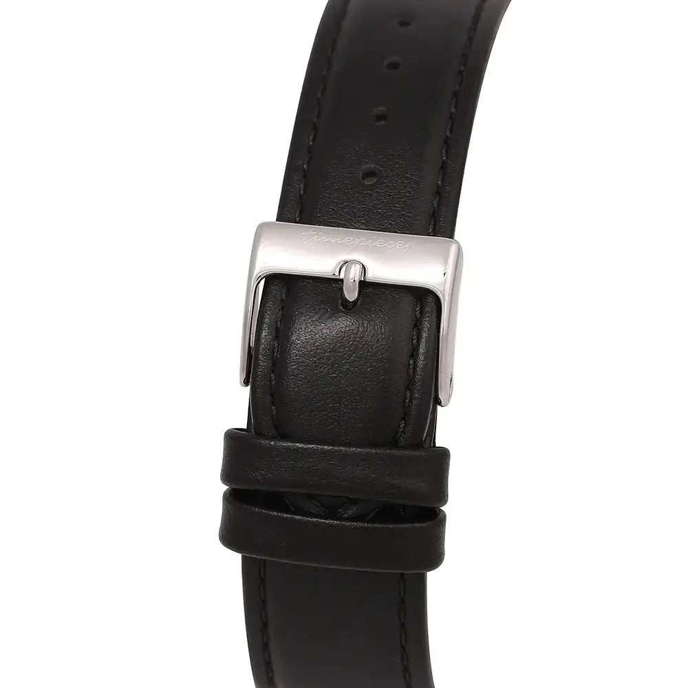 OST - Solar Charged Solar All Black Men's Leather Watch - OST - Watch - Harumio