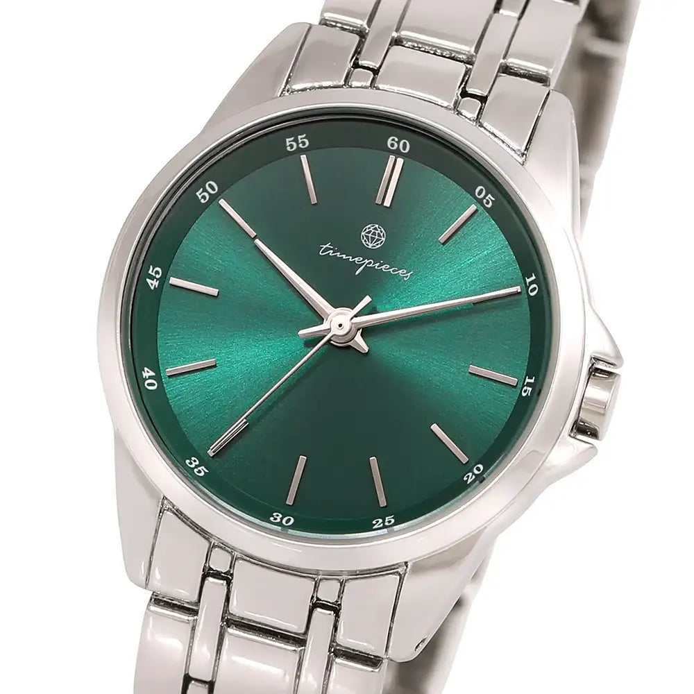 OST - Vivid Deep Green Silver Women's Metal Watch - OST - Watch - Harumio
