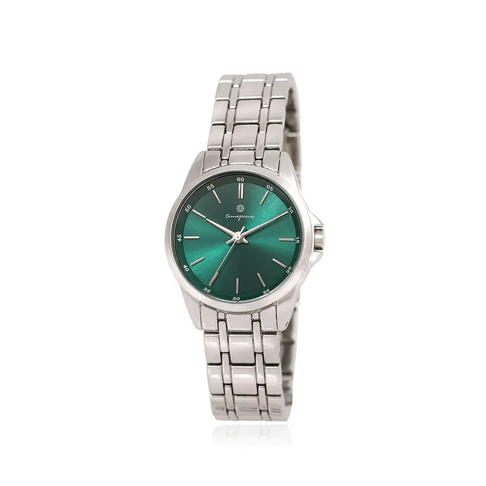 OST - Vivid Deep Green Silver Women's Metal Watch - OST - Watch - Harumio