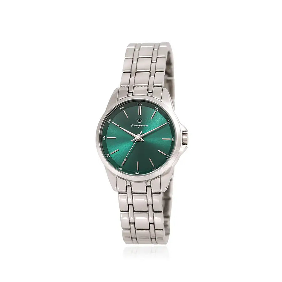 OST - Vivid Deep Green Silver Women's Metal Watch - OST - Watch - Harumio
