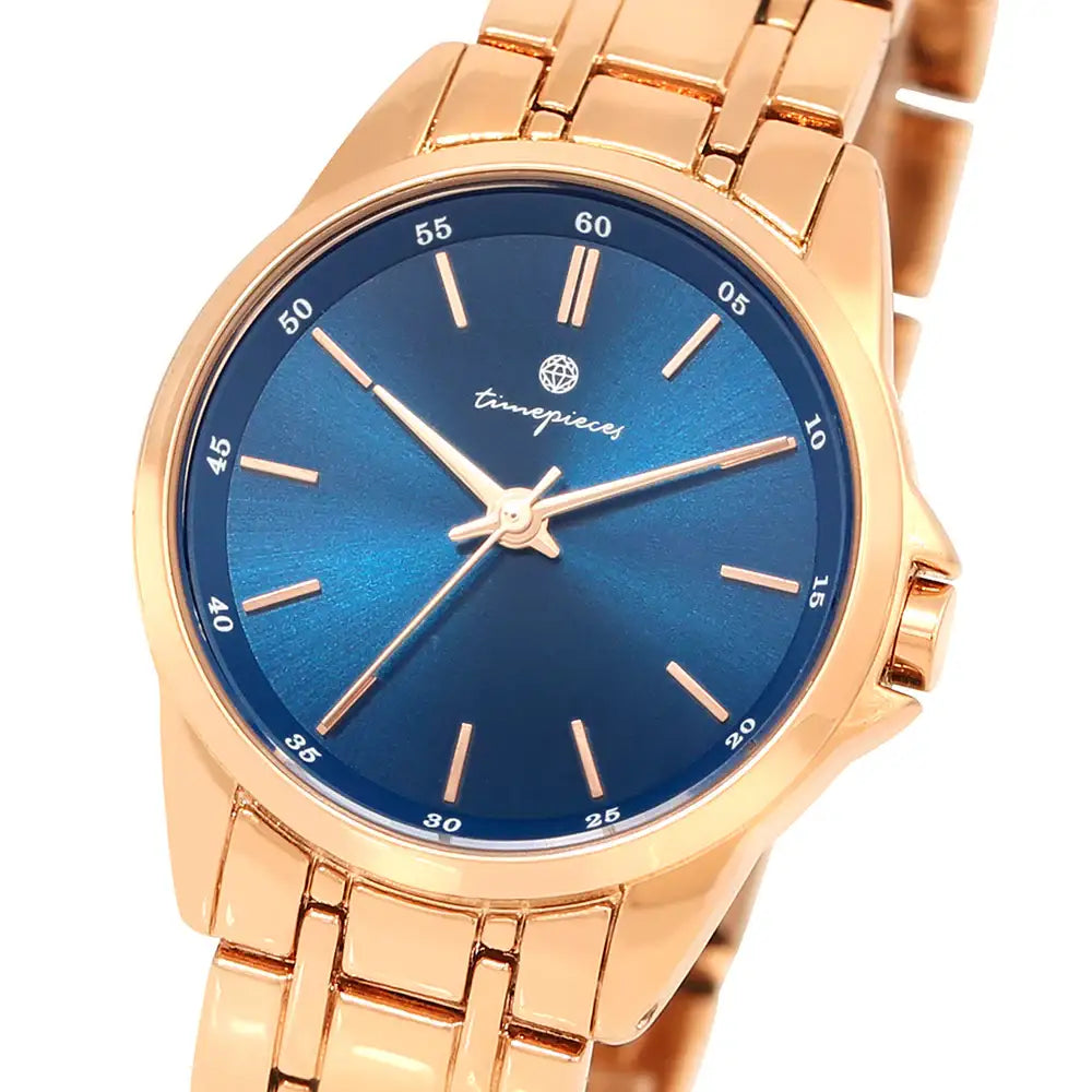 OST - Vivid Deep Blue Rose Gold Women's Metal Watch - OST - Watch - Harumio