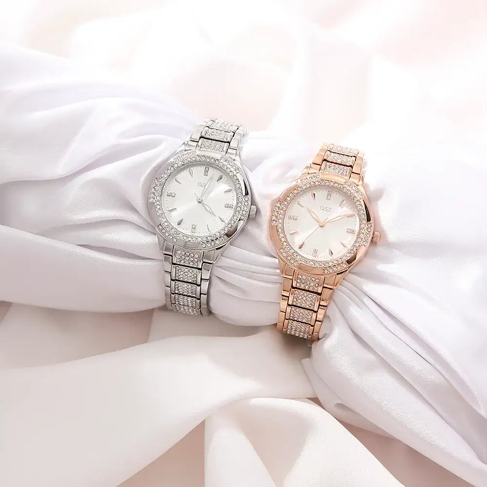 OST - Cubic Round Women's Metal Watch - OST - Watch - Harumio