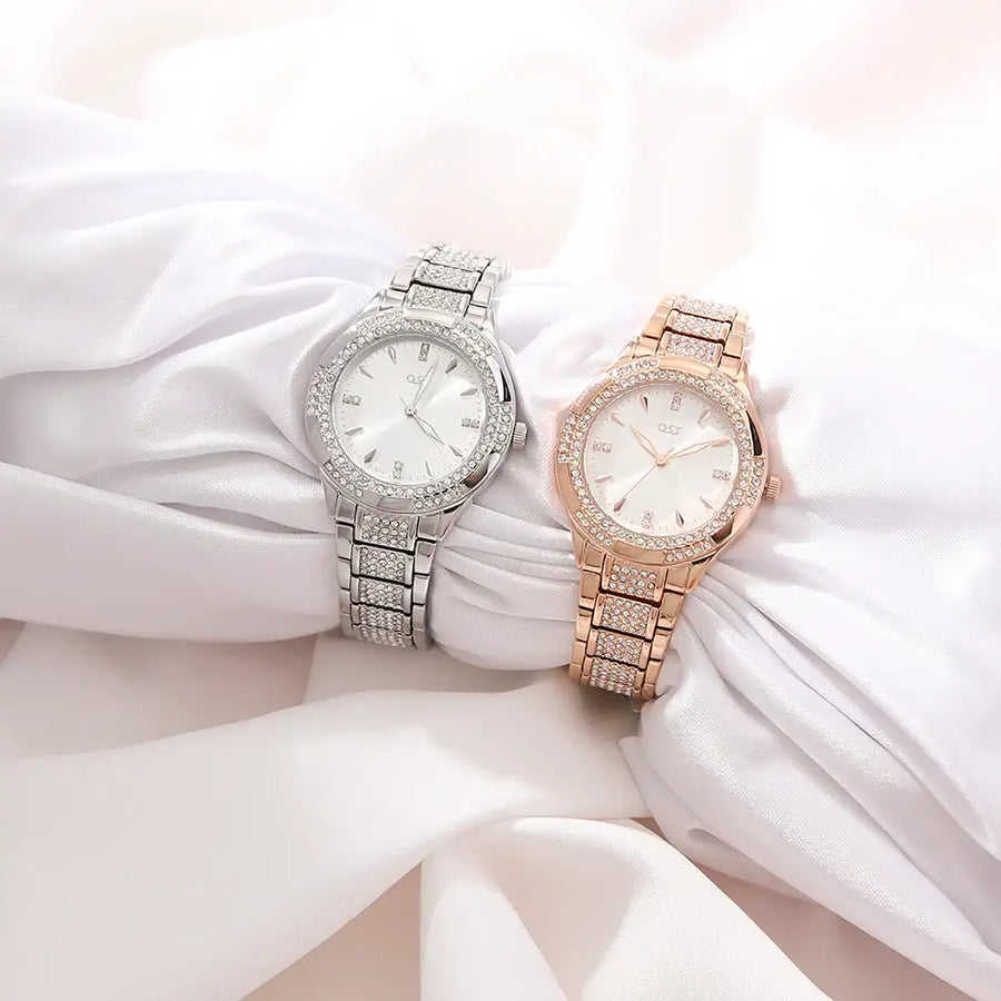 OST - Cubic Round Women's Metal Watch - OST - Watch - Harumio
