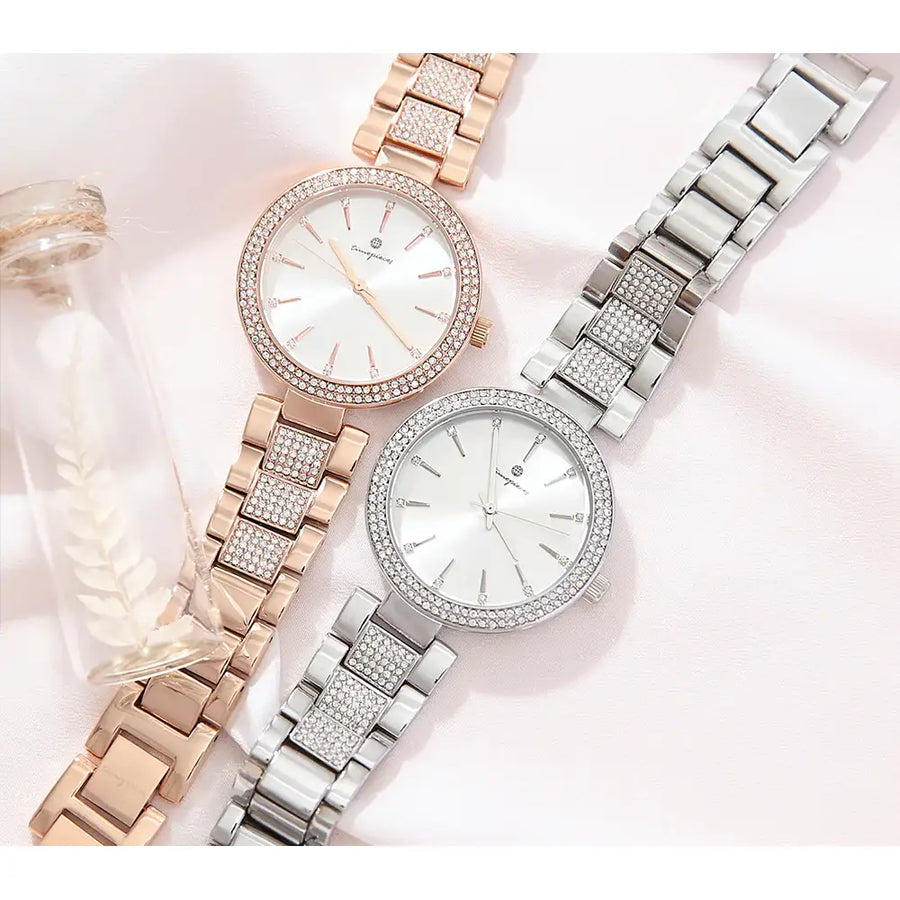 OST - Simple Cubic Round Women's Metal Watch - OST - Watch - Harumio