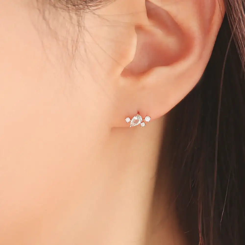 OST - Blue Point Rose Gold Package Earrings - OST - Jewelry - Harumio