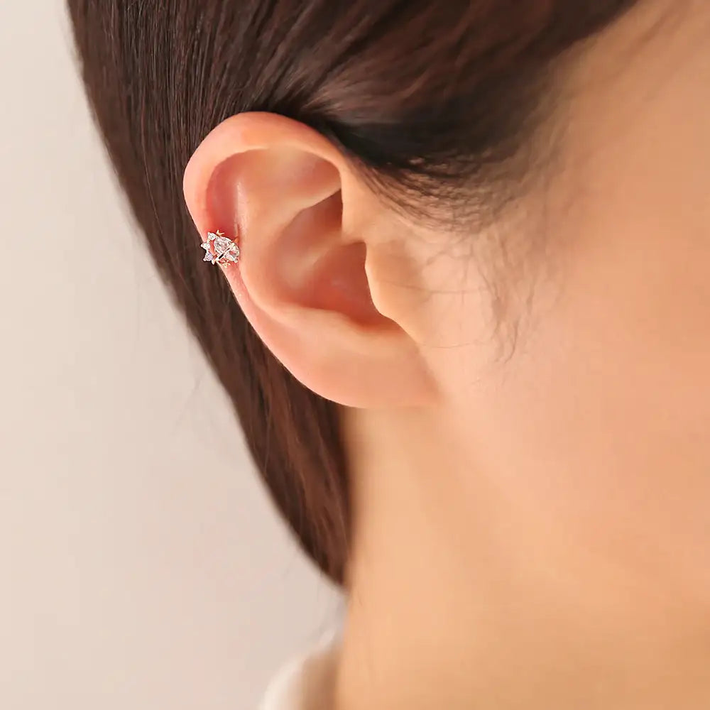 OST - Moonlight Poom Rose Gold Ear Pierce - OST - Jewelry - Harumio