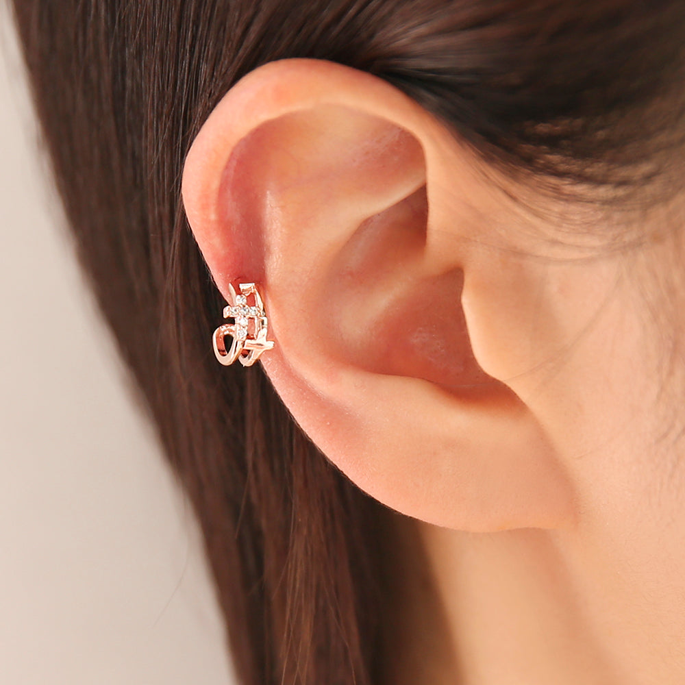 OST - Mini Simple Shape Rose Gold Ear Pierce