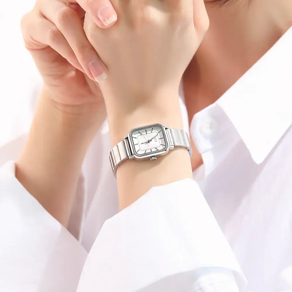 OST - Simple Square Women's Metal Watch - OST - Watch - Harumio