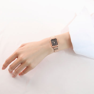 OST - Simple Square Women's Metal Watch