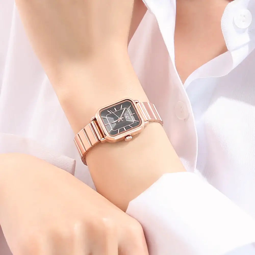 OST - Simple Square Women's Metal Watch - OST - Watch - Harumio