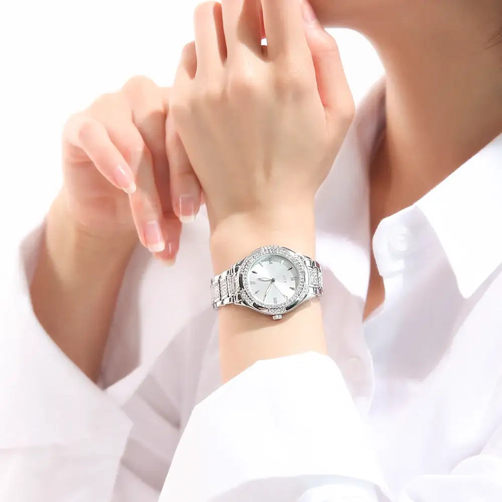 OST - Cubic Round Women's Metal Watch - OST - Watch - Harumio