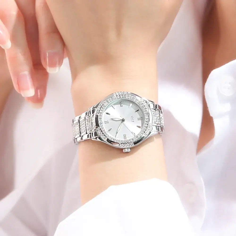 OST - Cubic Round Women's Metal Watch - OST - Watch - Harumio