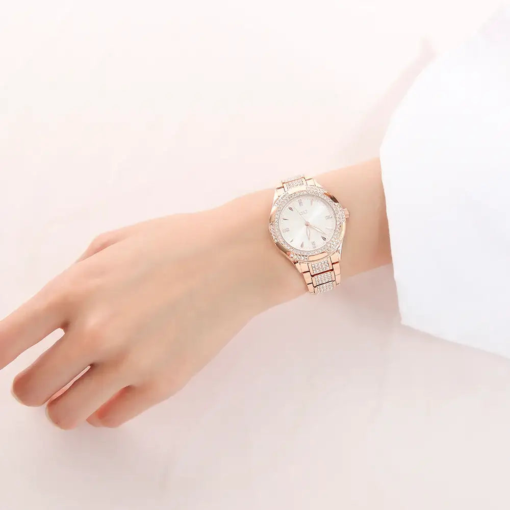 OST - Cubic Round Women's Metal Watch - OST - Watch - Harumio