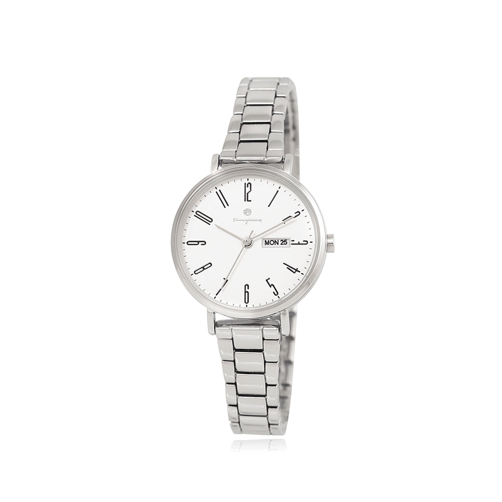OST - Daily Silver Women's Couple Metal Watch