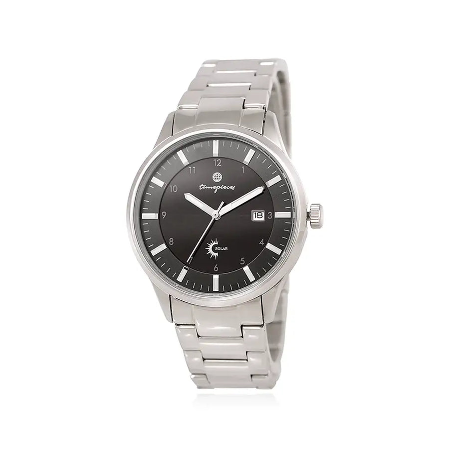OST - Black Solar Silver Men's Couple Metal Watch - OST - Watch - Harumio