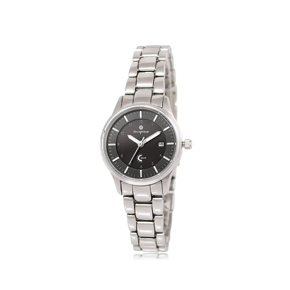 OST - Black Solar Silver Women's Couple Metal Watch - OST - Watch - Harumio