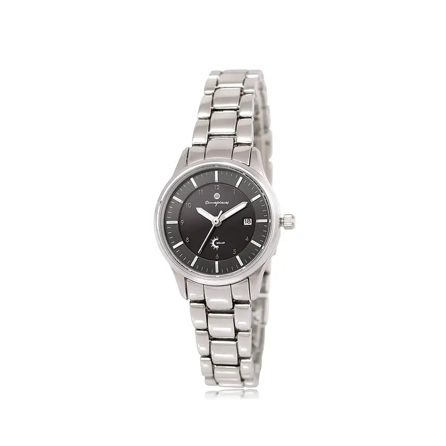 OST - Black Solar Silver Women's Couple Metal Watch - OST - Watch - Harumio