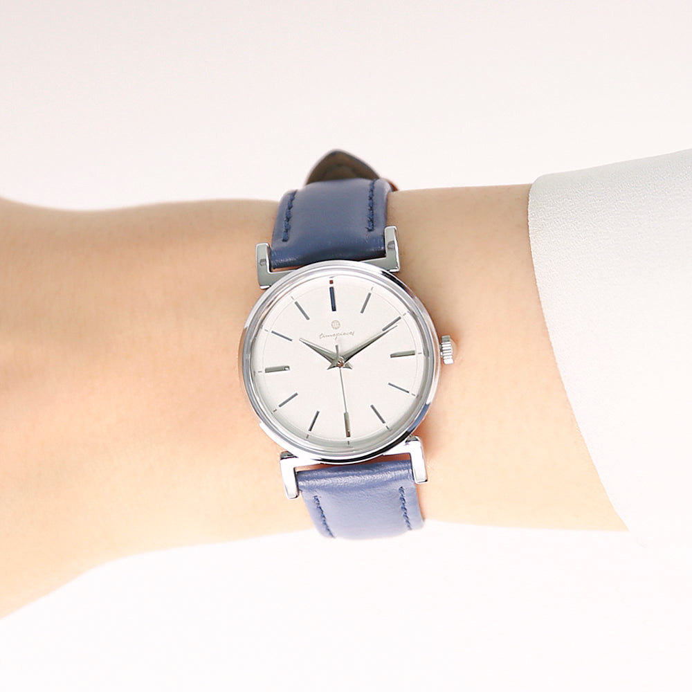 OST - Vivid Blue Casual Ladies Leather Watch