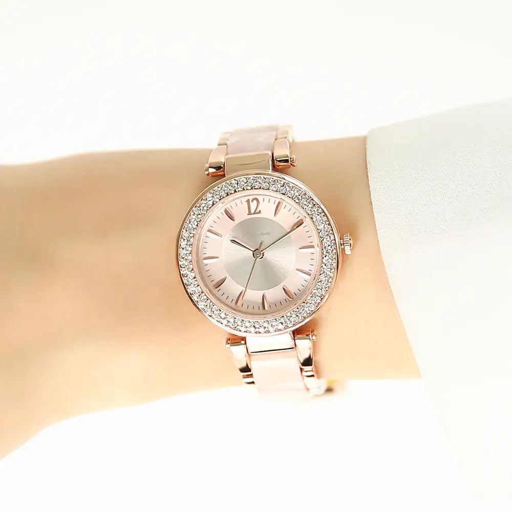 OST - Round Cubic Women's Metal Watch - OST - Watch - Harumio