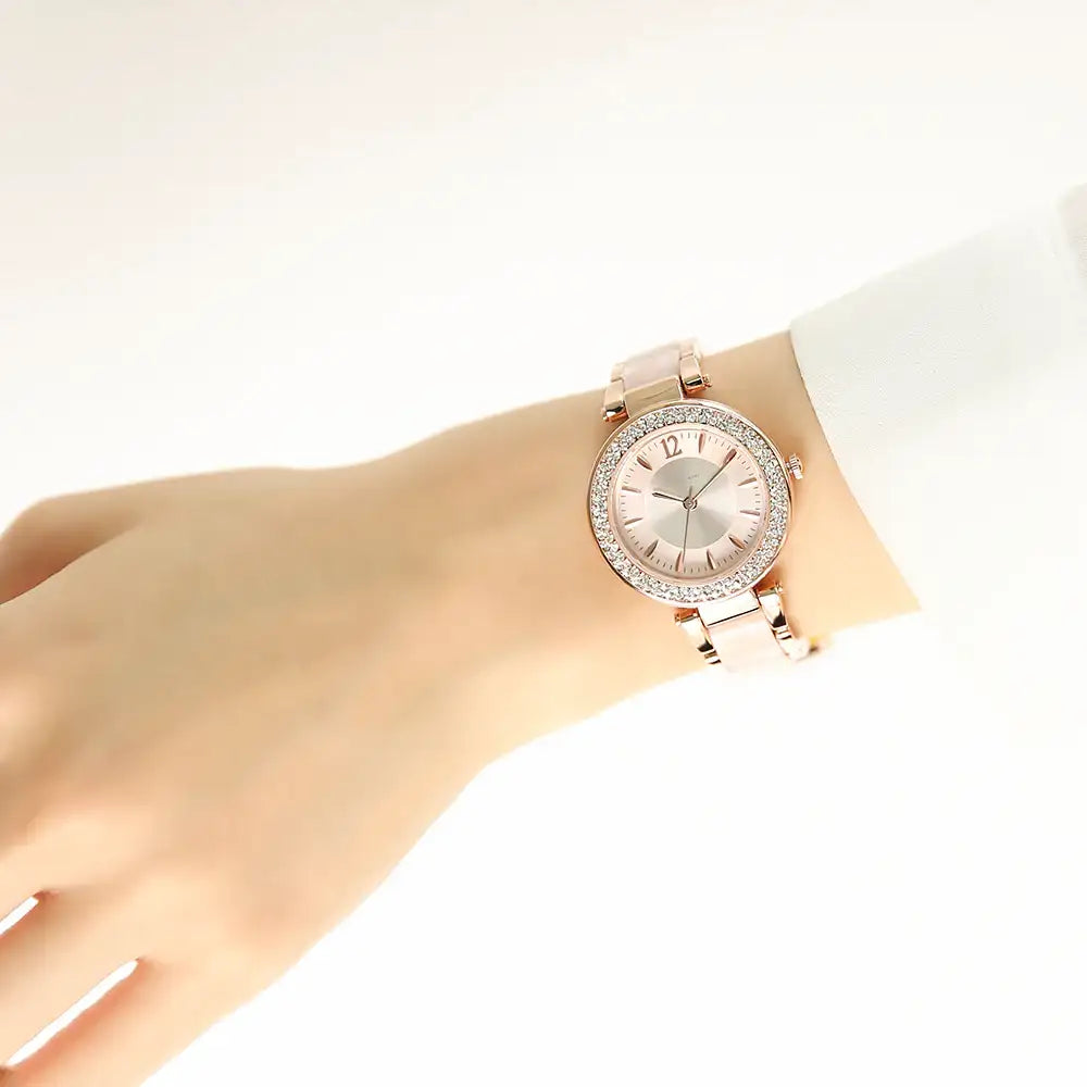 OST - Round Cubic Women's Metal Watch - OST - Watch - Harumio