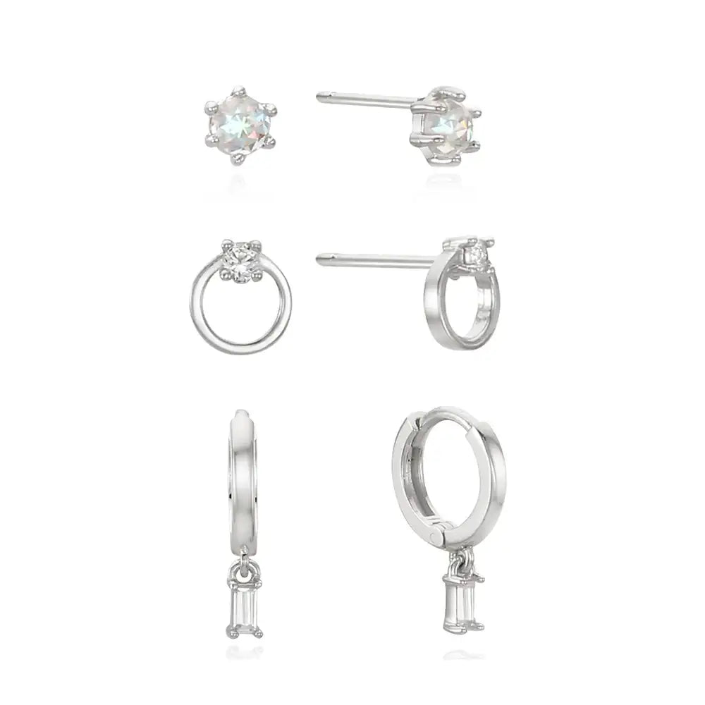 OST - Summer Basic Silver Package Earrings - OST - Jewelry - Harumio