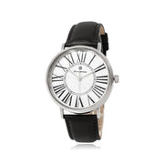 OST - Modern Time Roman Black Leather Watch (Men) - OST - Watch - Harumio