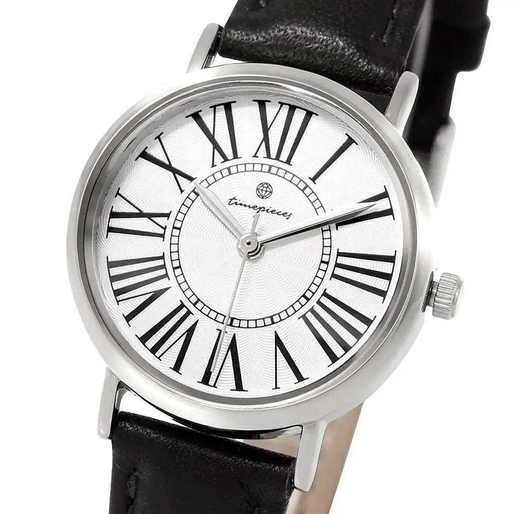 OST - Modern Time Roman Dial Black Women's Leather Watch - OST - Watch - Harumio