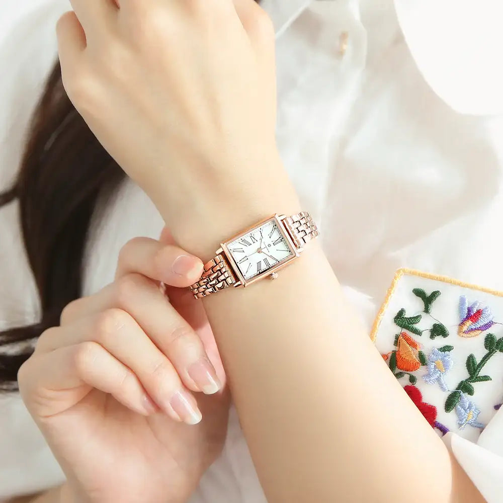 OST - Modern Square Women's Metal Watch - OST - Watch - Harumio