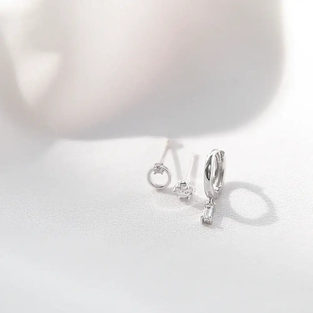 OST - Summer Basic Silver Package Earrings - OST - Jewelry - Harumio
