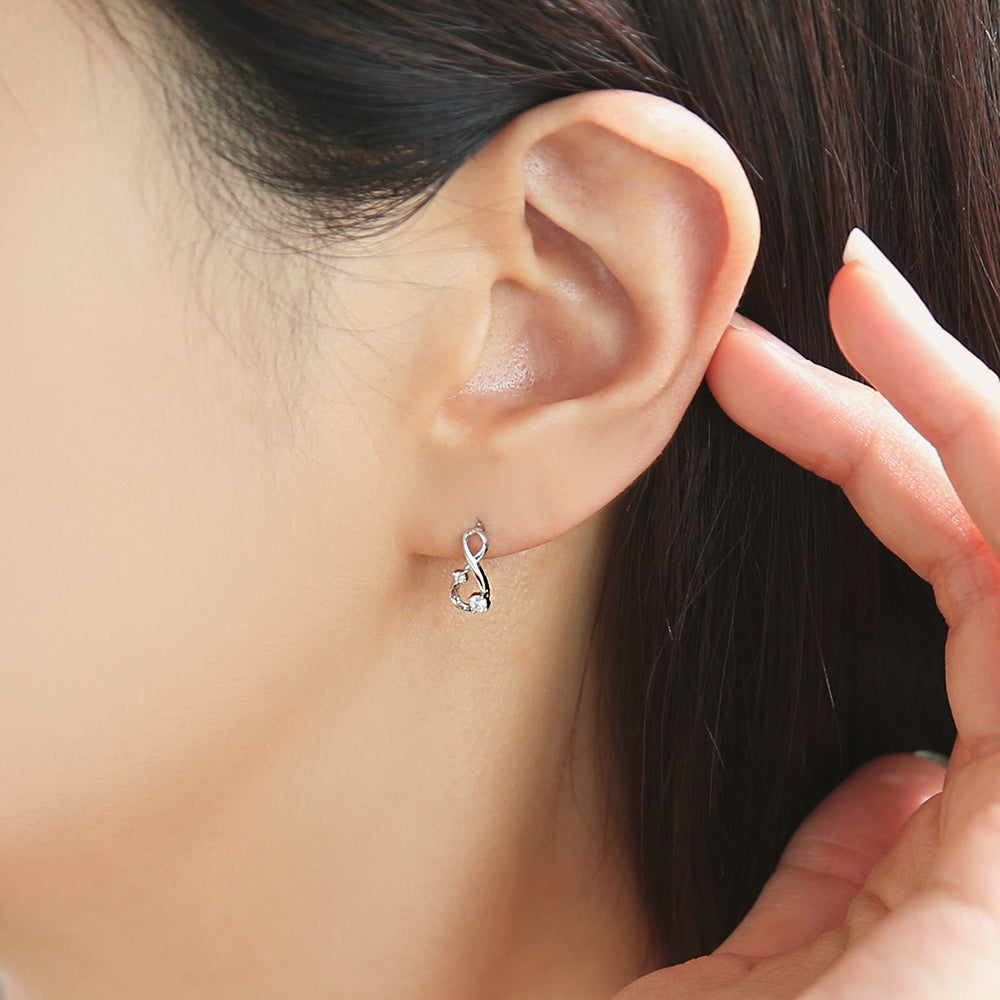 OST - Cutie Mobius Silver Earrings
