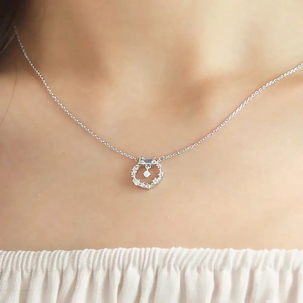 OST - Summer Aqua Silver Necklace - OST - Jewelry - Harumio