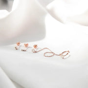 OST - Cubic Aurora Silver Package Earrings - OST - Jewelry - Harumio