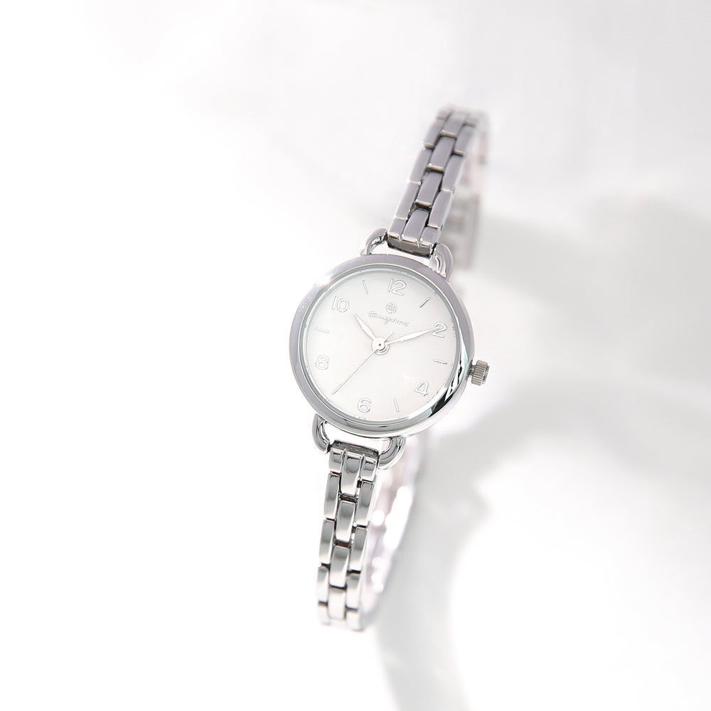OST - Summer White Daily Silver Women's Metal Watch