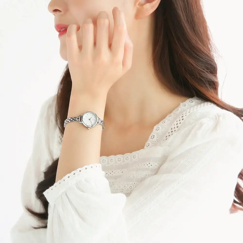 OST - Summer White Daily Silver Women's Metal Watch - OST - Watch - Harumio