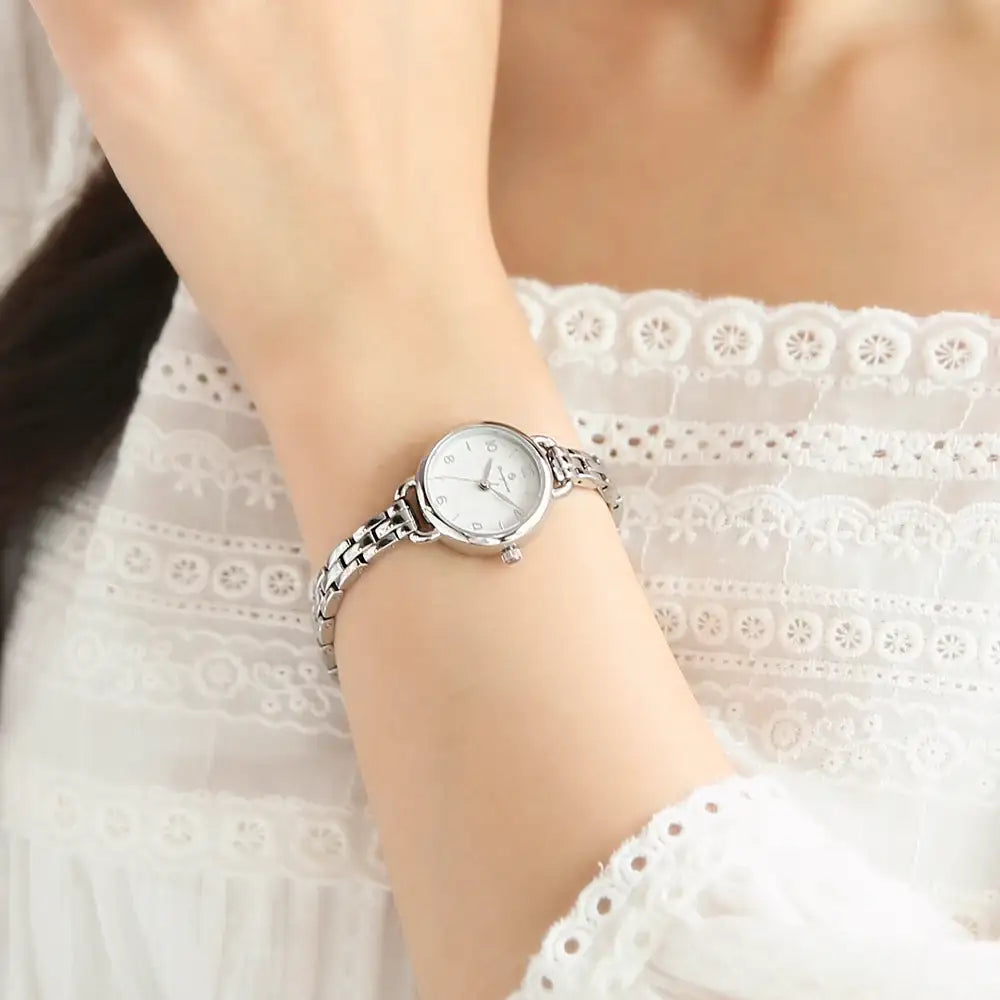 OST - Summer White Daily Silver Women's Metal Watch - OST - Watch - Harumio
