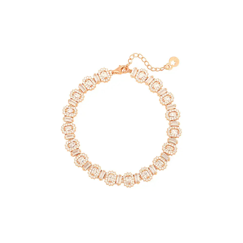 OST - Elegance Cubic Rose Gold Bracelet - OST - Jewelry - Harumio