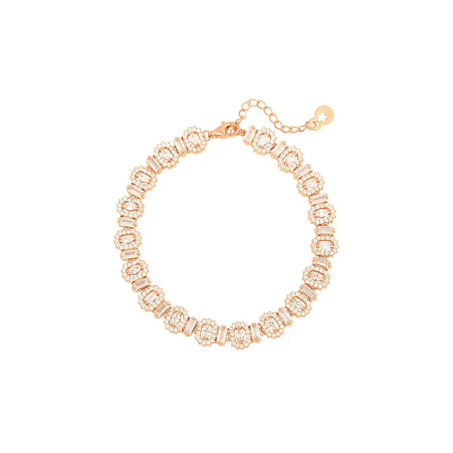 OST - Elegance Cubic Rose Gold Bracelet - OST - Jewelry - Harumio